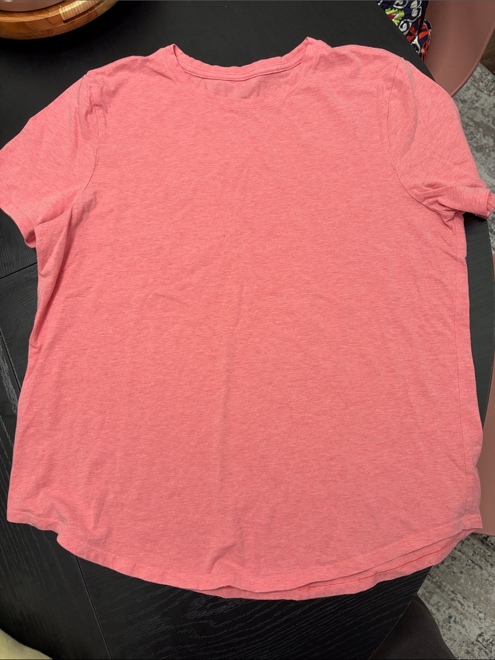 Lululemon Women’s Short Sleeve Crew Tee in Coral Pink
